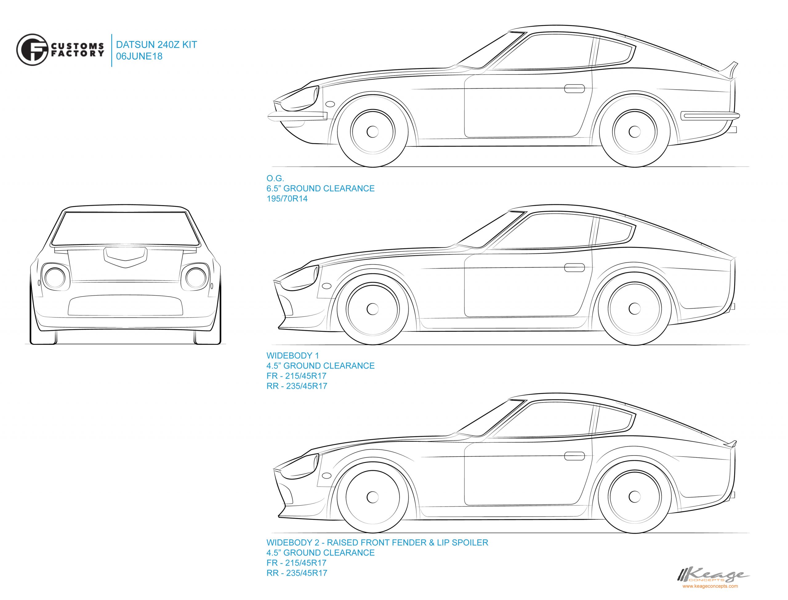 CUSTOMS FACTORY VISION 240Z Keage Concepts Calgary Alberta Automotive Design